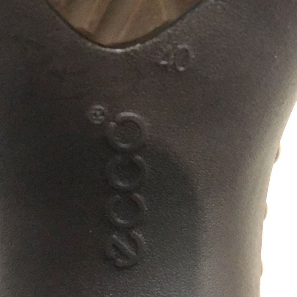 Ecco Women's Studded Closed Toe Clog Shoes Brown Size 6 NWOT - Picture 4 of 5